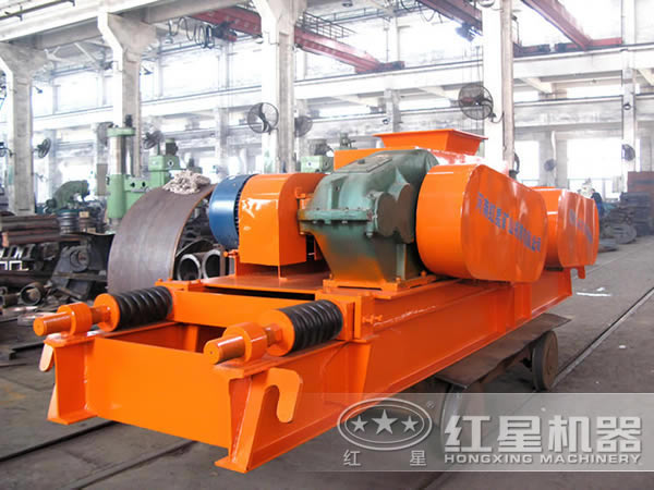 巖石對(duì)輥式破碎機(jī)加工車(chē)間