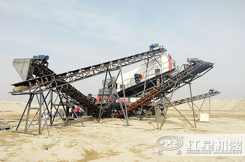 鋼筋混凝土破碎用什么機(jī)器？建筑垃圾移動(dòng)破碎站剛剛好